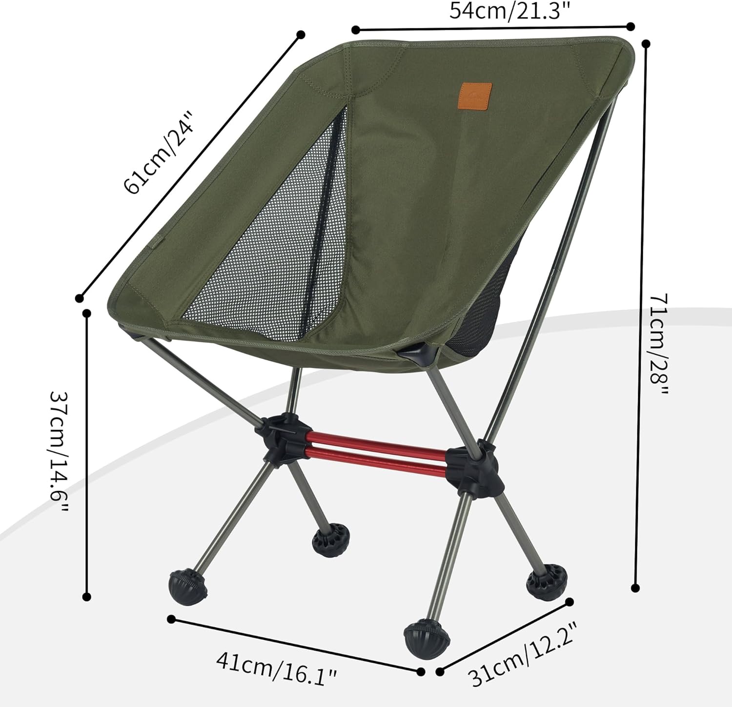 Ultralight Camping Chair Portable Folding Backpack Seat Hiking
