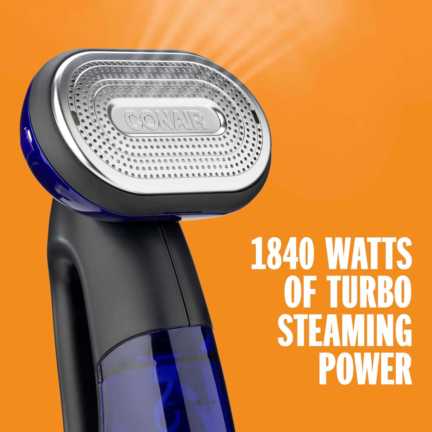 Handheld Garment Steamer 1840W 10s Heat 2in1 Iron 250ml