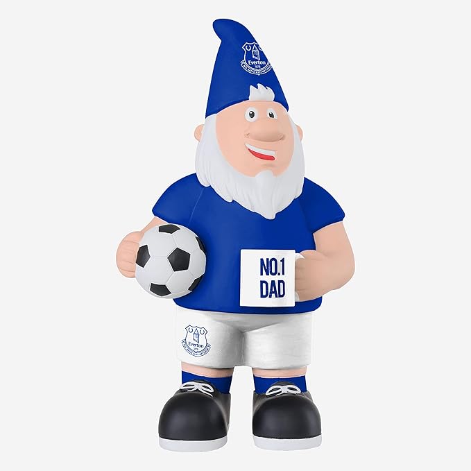 Football Dad Gnome 25cm Hand Painted Garden Statue Fan Gift