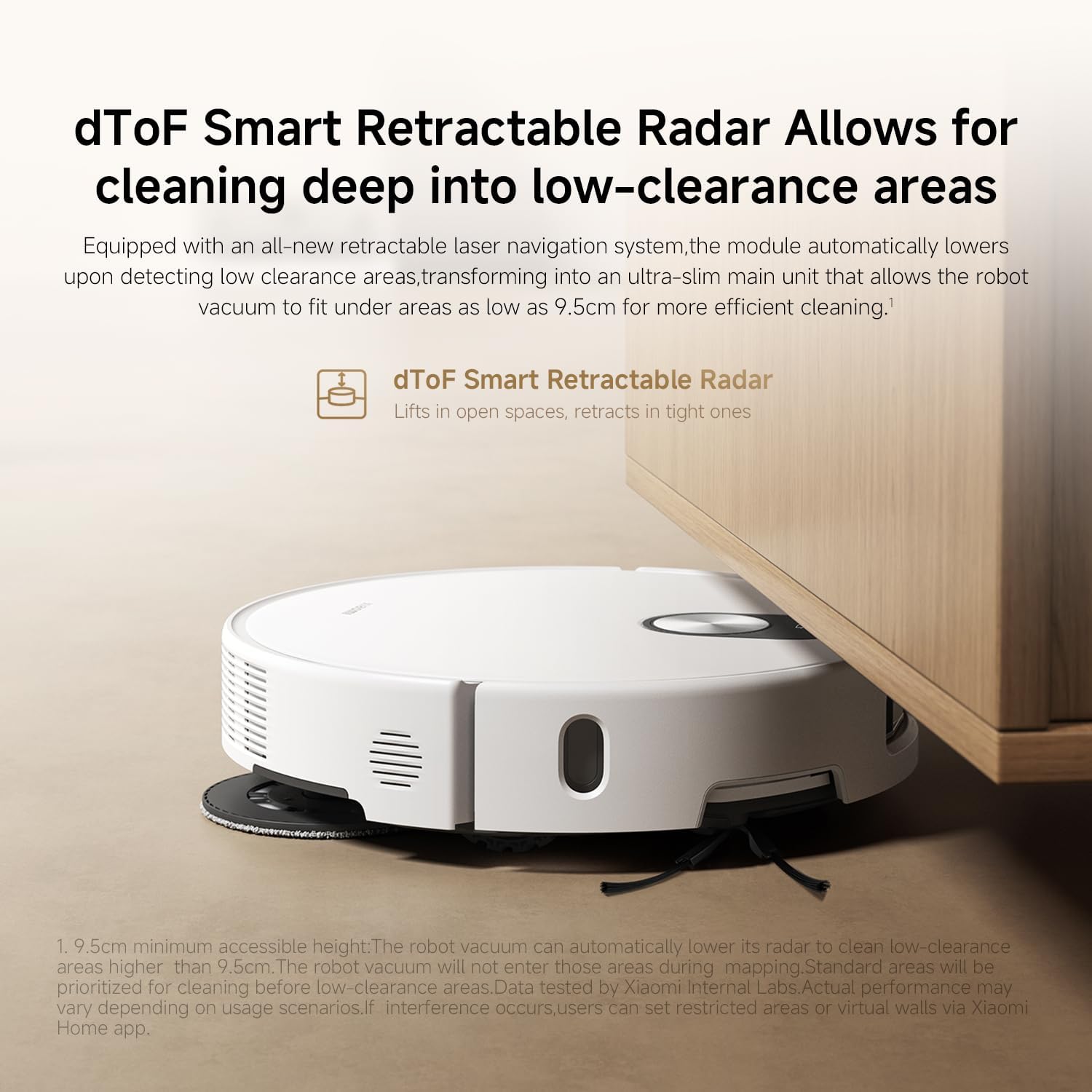 Robot Vacuum Mop Self Empty 20000Pa LiDAR Slim Smart Auto Clean