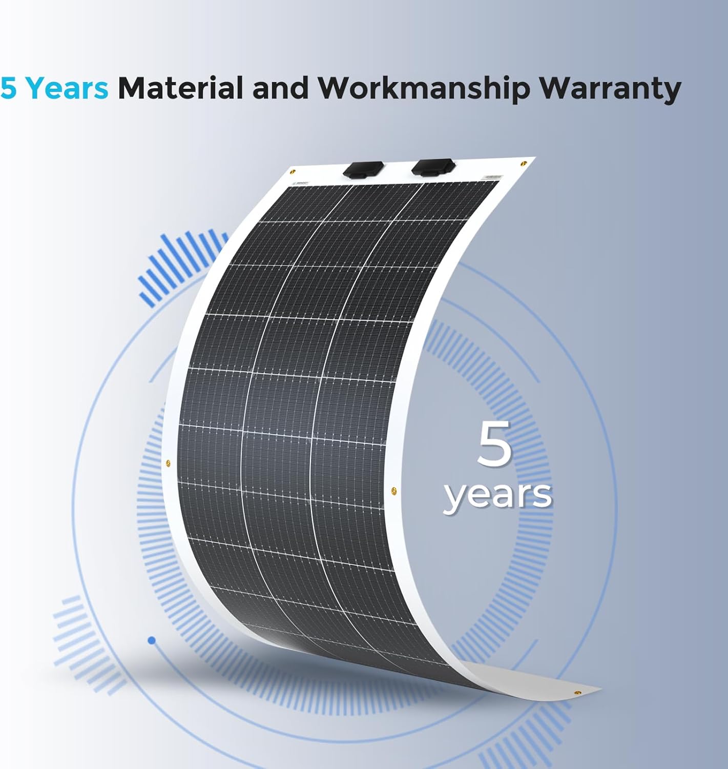 100W Ultra Flexible Solar Panel 12V RV Boat Roof ETFE