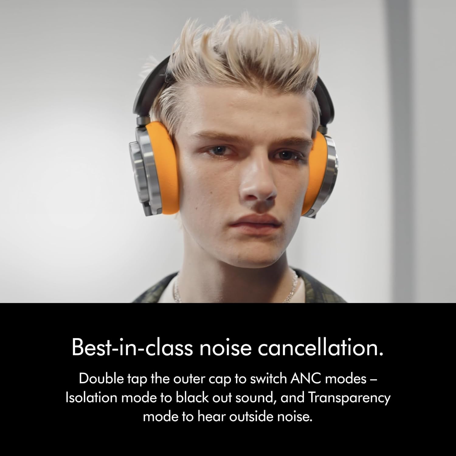 Wireless Noise Cancelling Over Ear Headphones 55H Battery