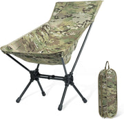 Camouflage Folding Camping Chair Lightweight Backpacking Seat