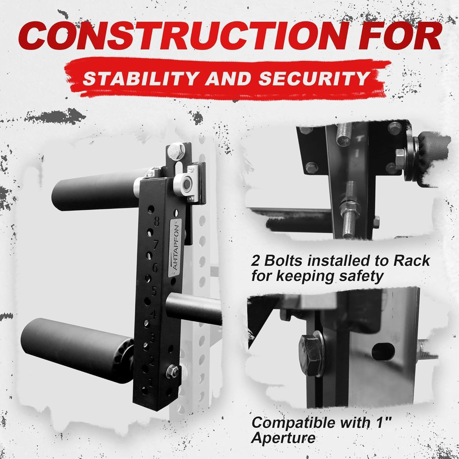 Leg Extension Curl Attachment Rack Mount Squat Roller Trainer