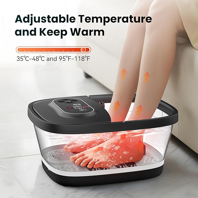 Shiatsu Foot Massager Heat Compression Vibration Pain Relief