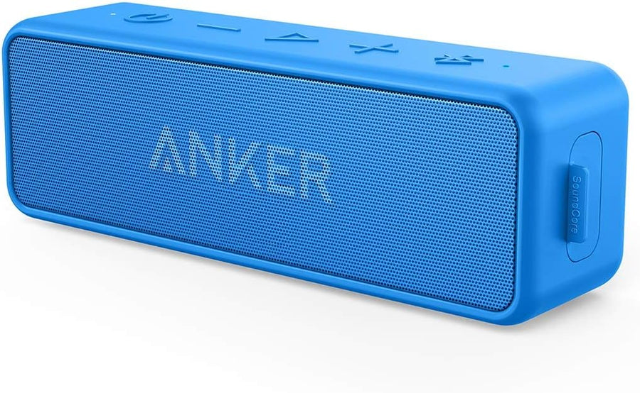 Portable Bluetooth Speaker 12W Stereo Bass Waterproof 24 Hour Playtime