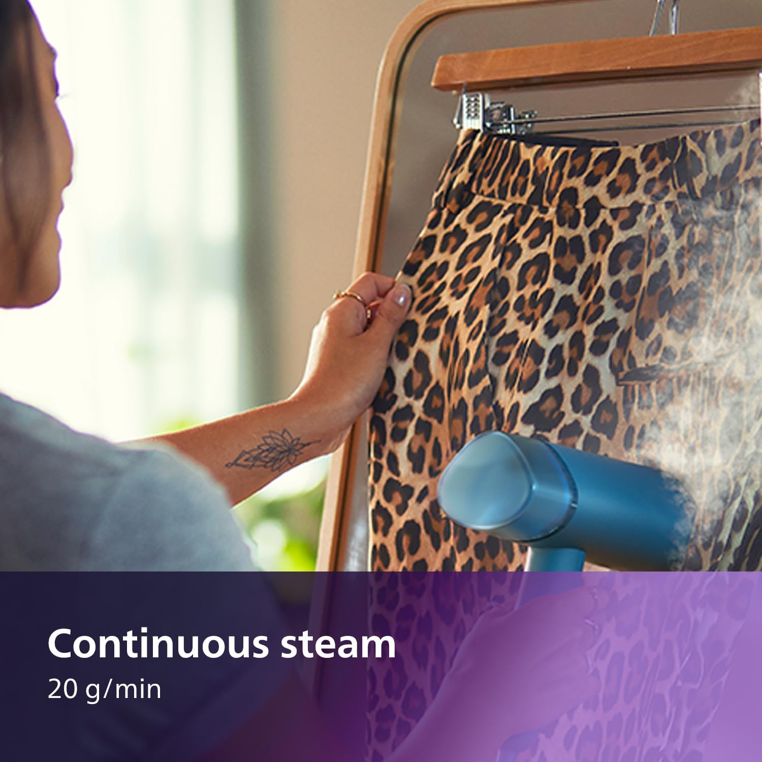Handheld Clothes Steamer Foldable 1000W 20g Steam Compact Travel