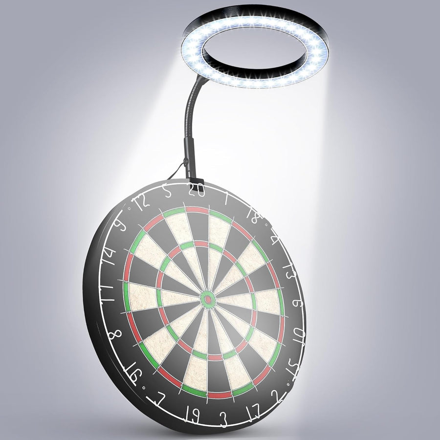 LED Dartboard Light Ring 72 LEDs Shadowless Adjustable Arm Easy Fit