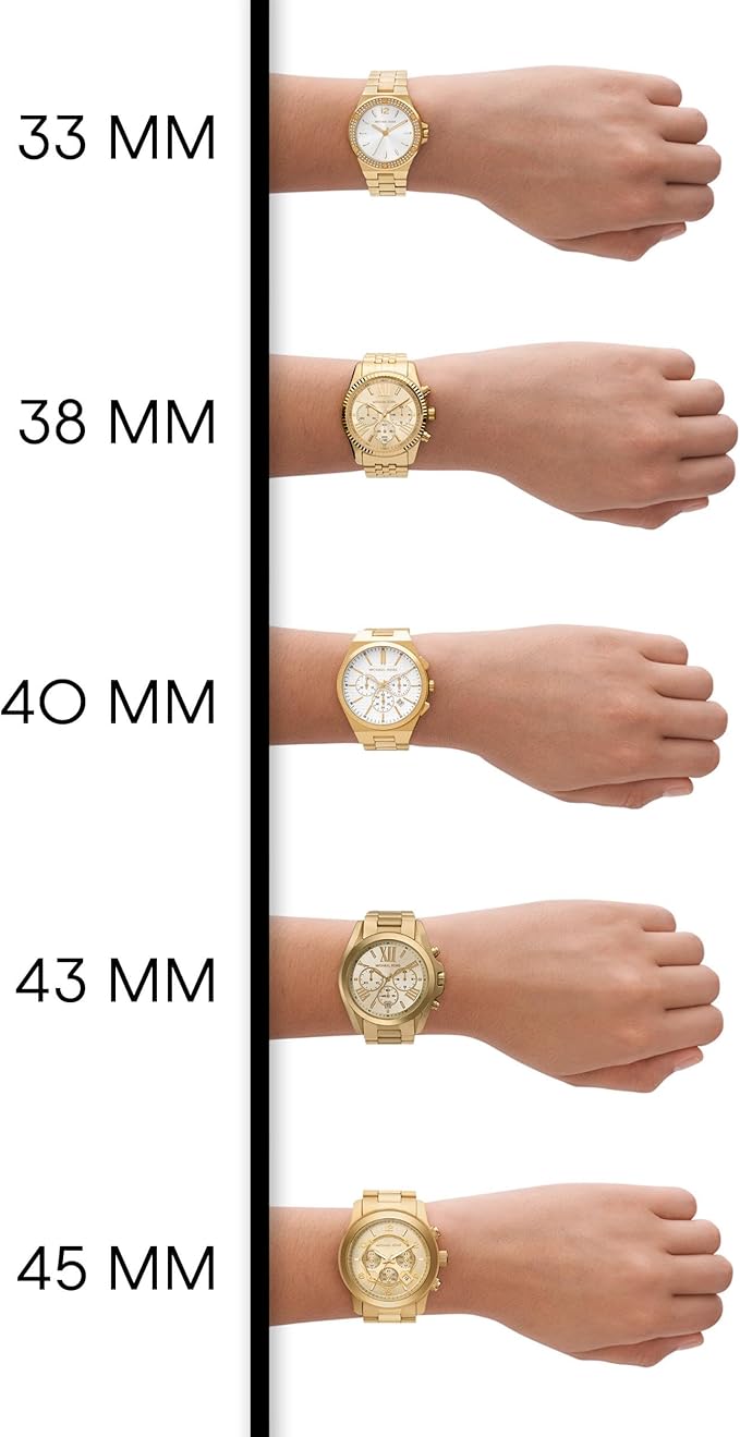 Womens Rose Gold Chronograph Crystal Watch 39mm