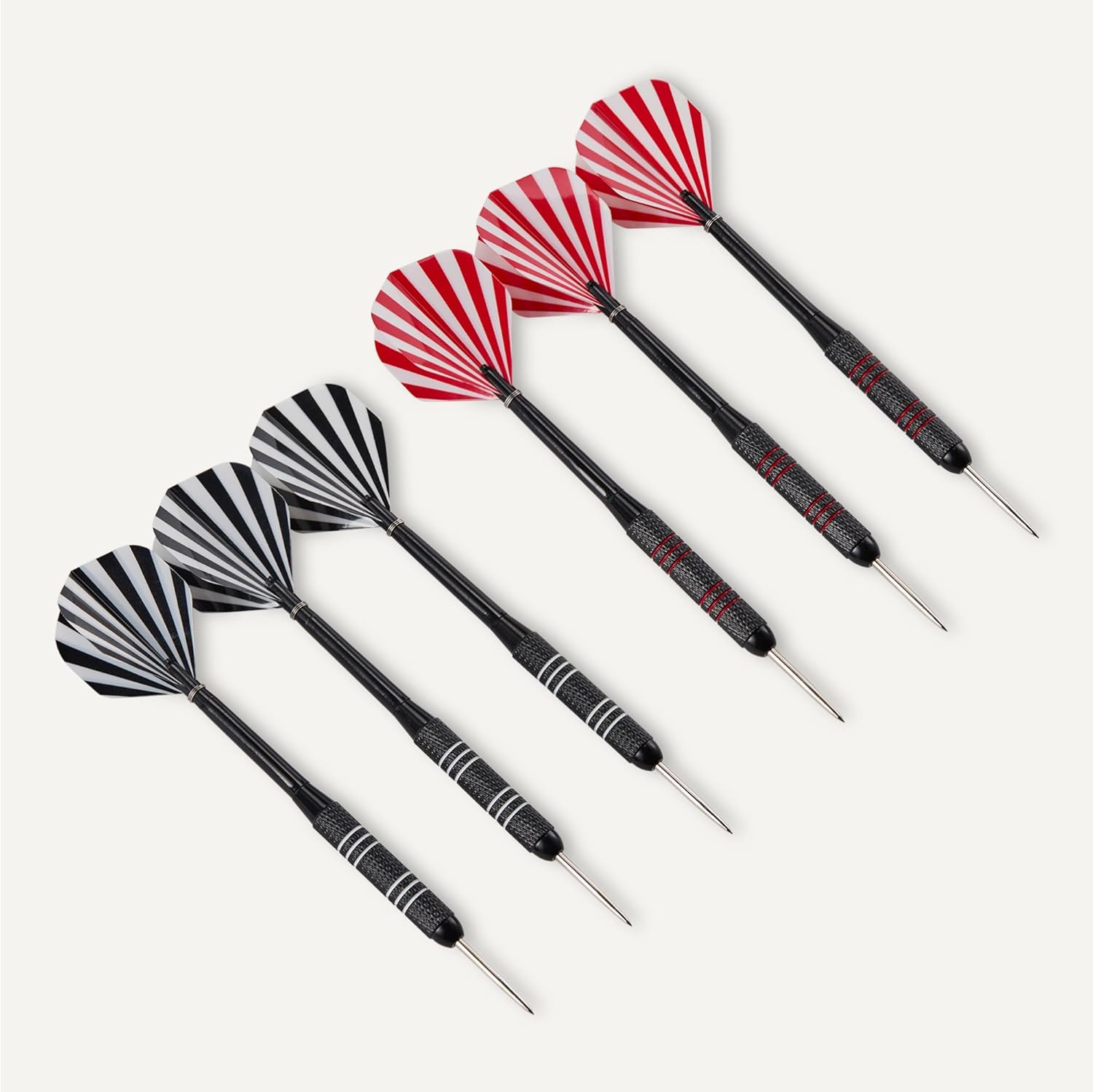 Bristle Dart Board Set Steel Tip Darts Regulation Size Complete
