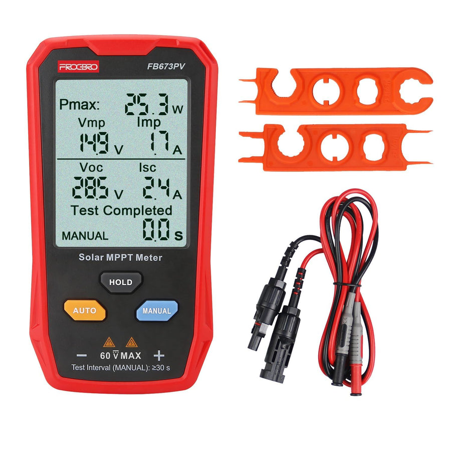 800W Solar Panel Tester Meter MPPT LCD PV Multimeter Tool