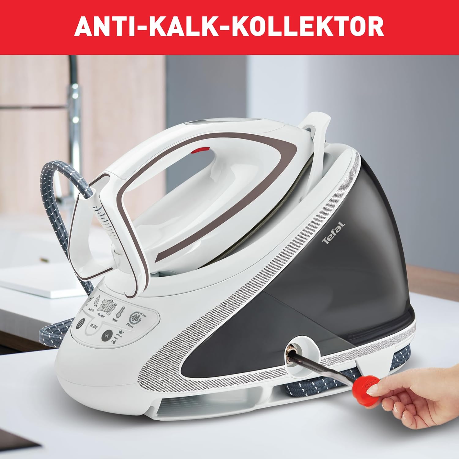 High Pressure Steam Ironing Station 2600W Powerful Steam System