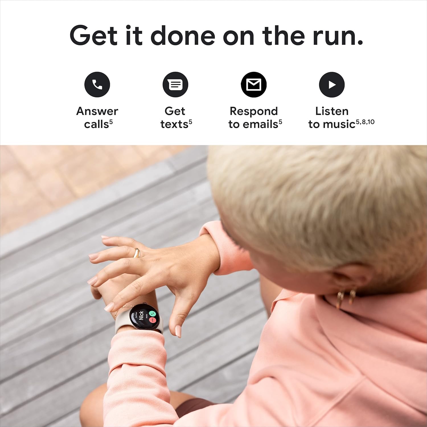 Round Android Smart Watch GPS Heart Sleep Tracker
