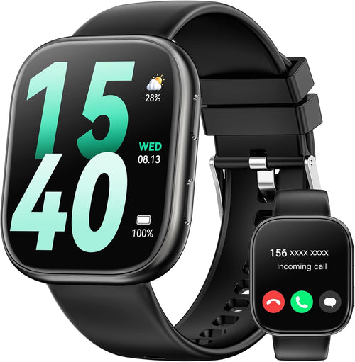 HD Smart Watch Bluetooth Call Fitness Tracker Heart Rate Sleep Monitor