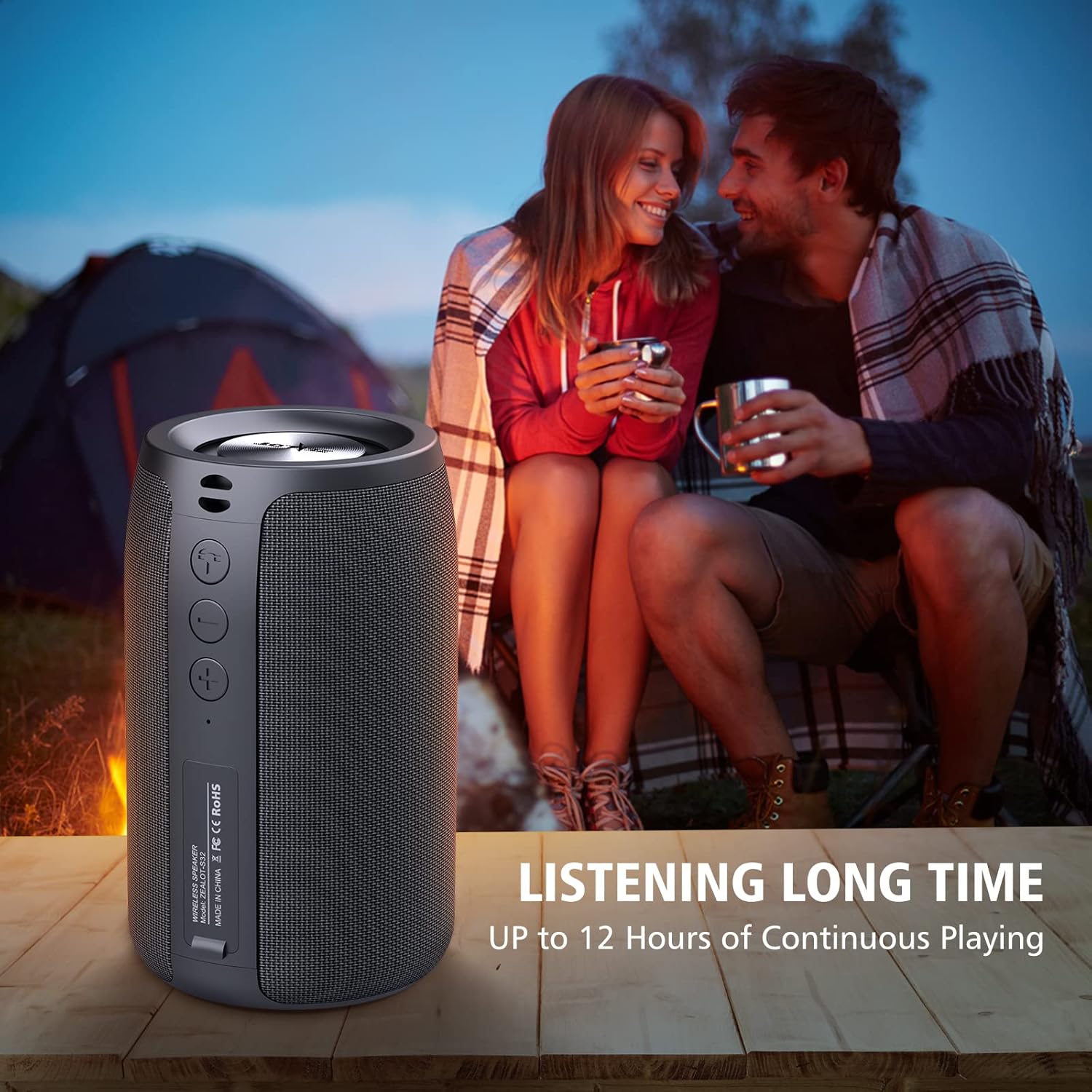 Portable Bluetooth Speaker 10W Waterproof Bass Outdoor Party