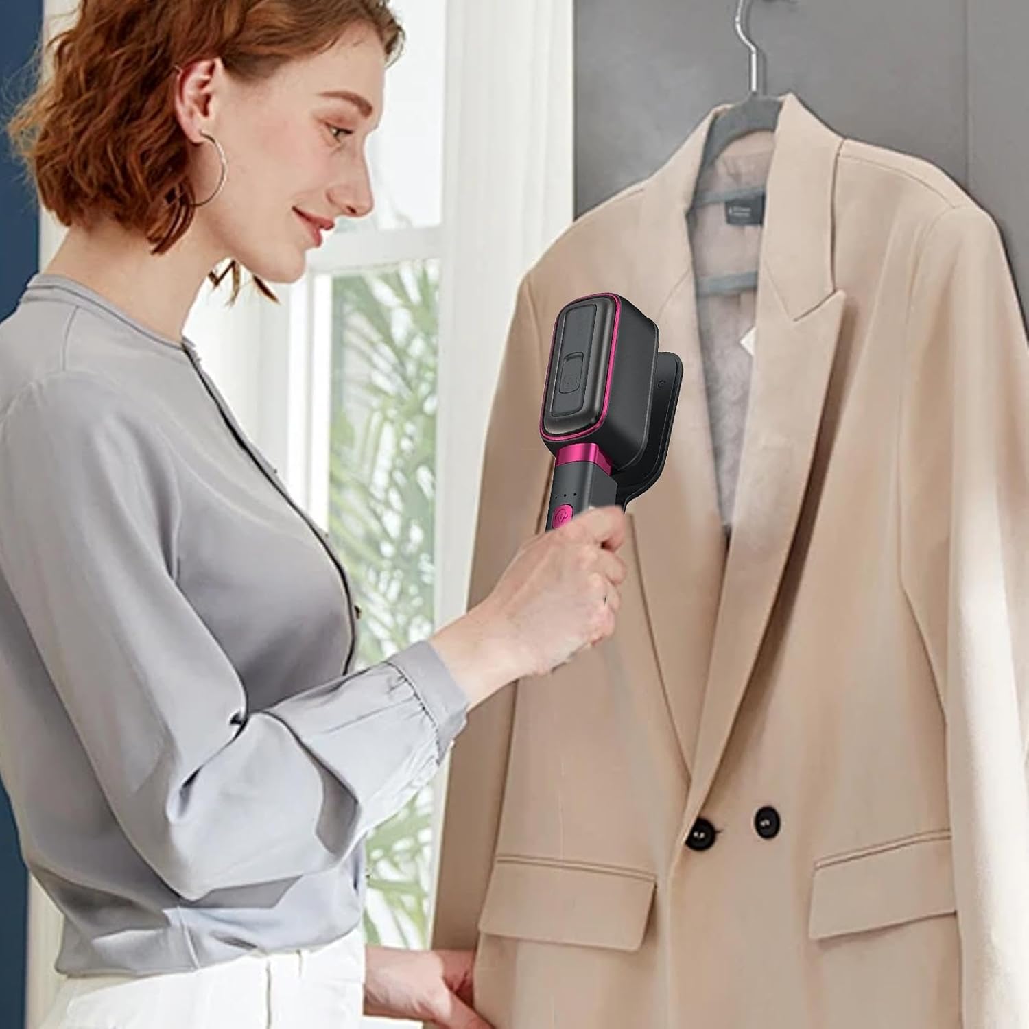 Mini Garment Steamer Foldable Portable Travel Iron 60ml Tank