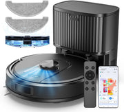 Robot Vacuum Mop 8000Pa Self Empty LiDAR Mapping App Control