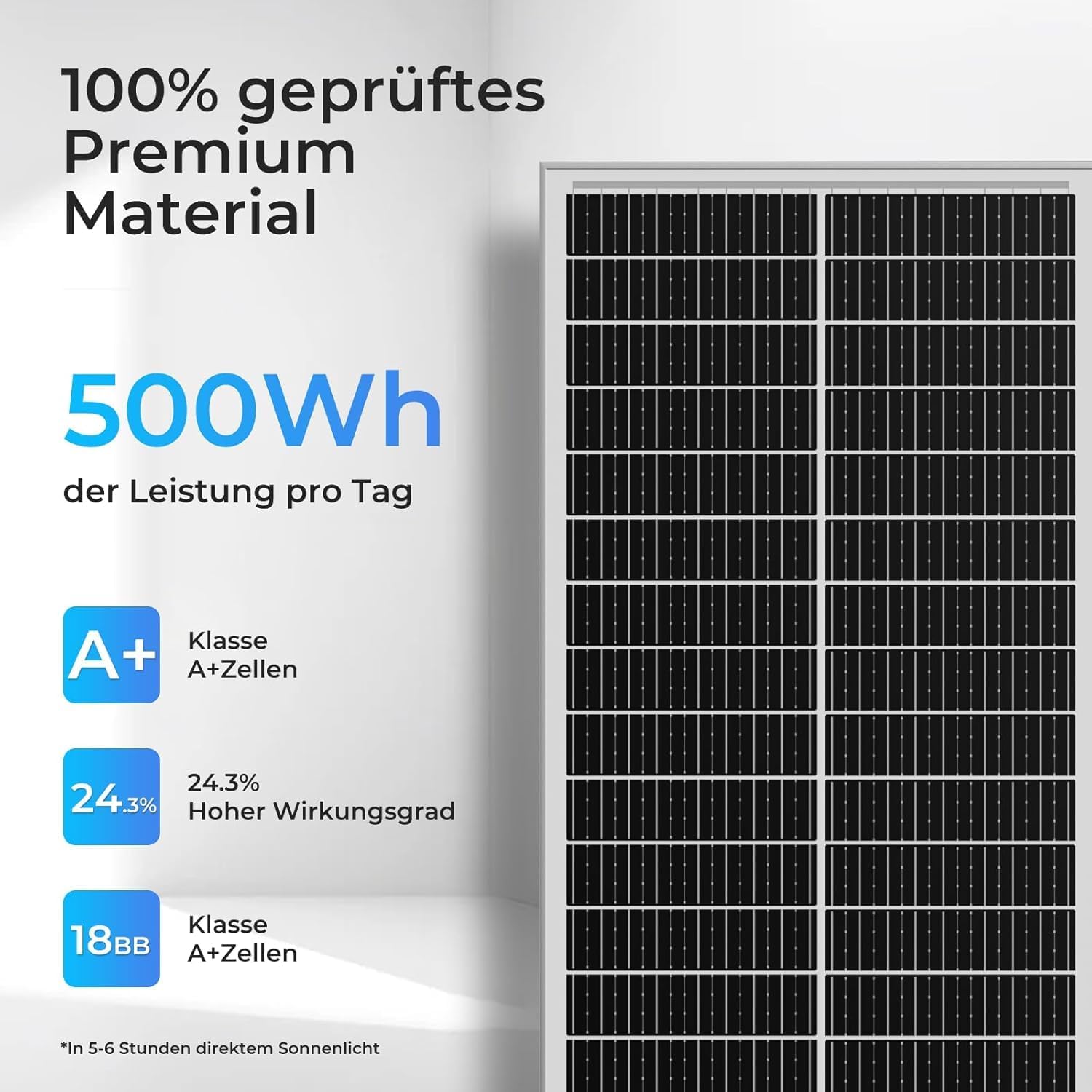 200W Black N Type Solar Panel Kit Dual 100W IP68 MC4 Off Grid