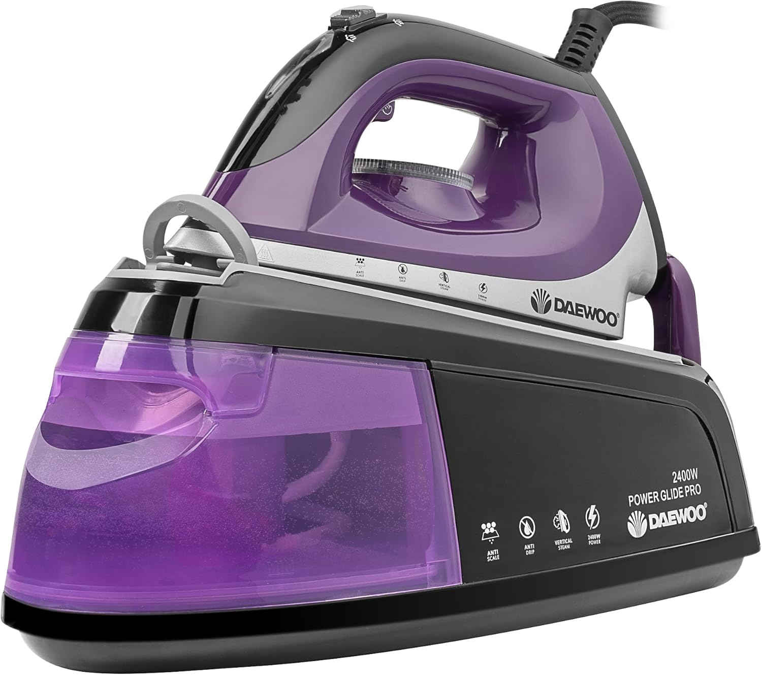 Steam Generator Iron 2400W 1.2L Tank Ceramic Soleplate Anti Calc