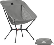 Lightweight Camping Chair Compact Folding Seat Grey