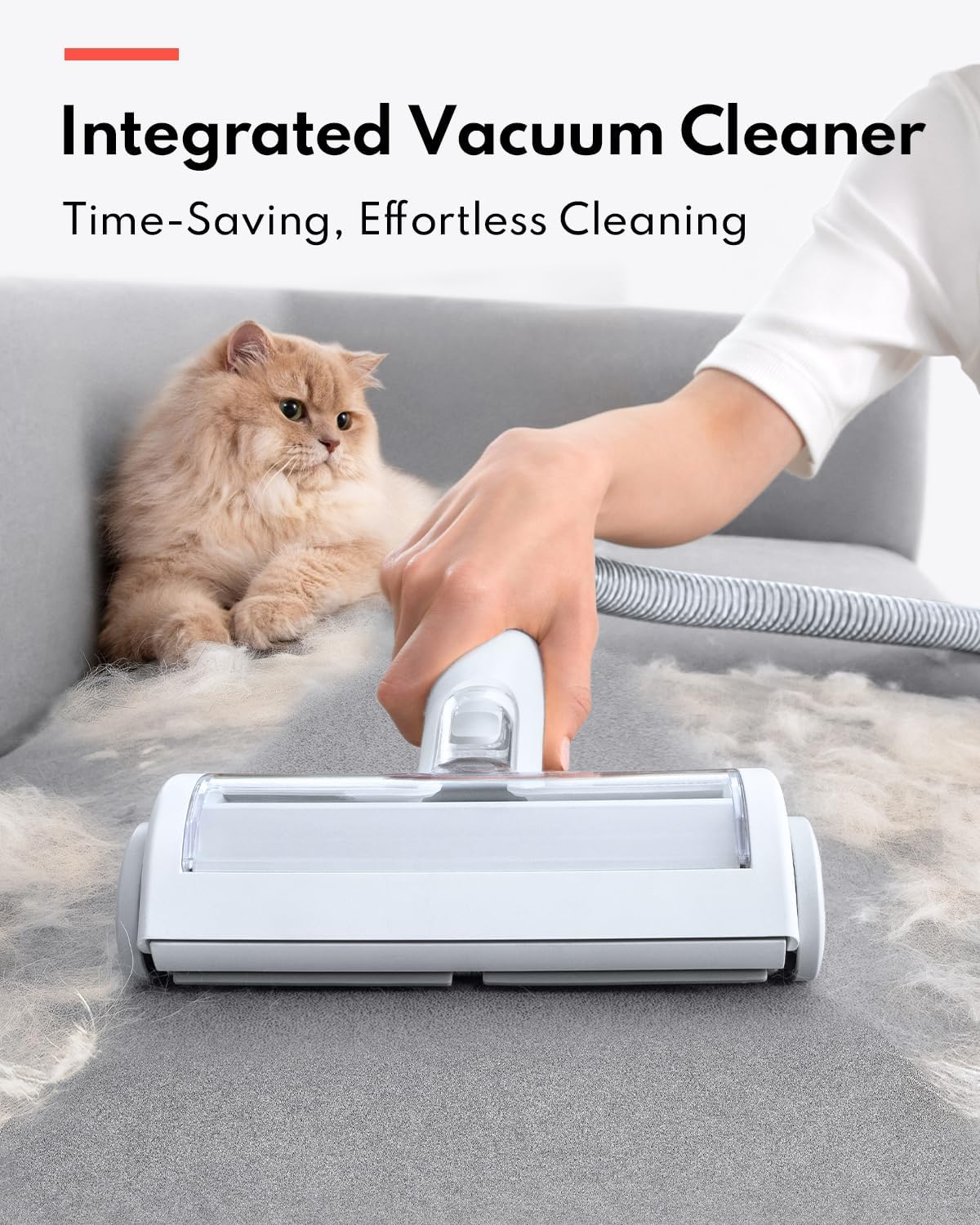 Ultra Quiet Pet Grooming Vacuum Kit 6 Tools Hair Remover
