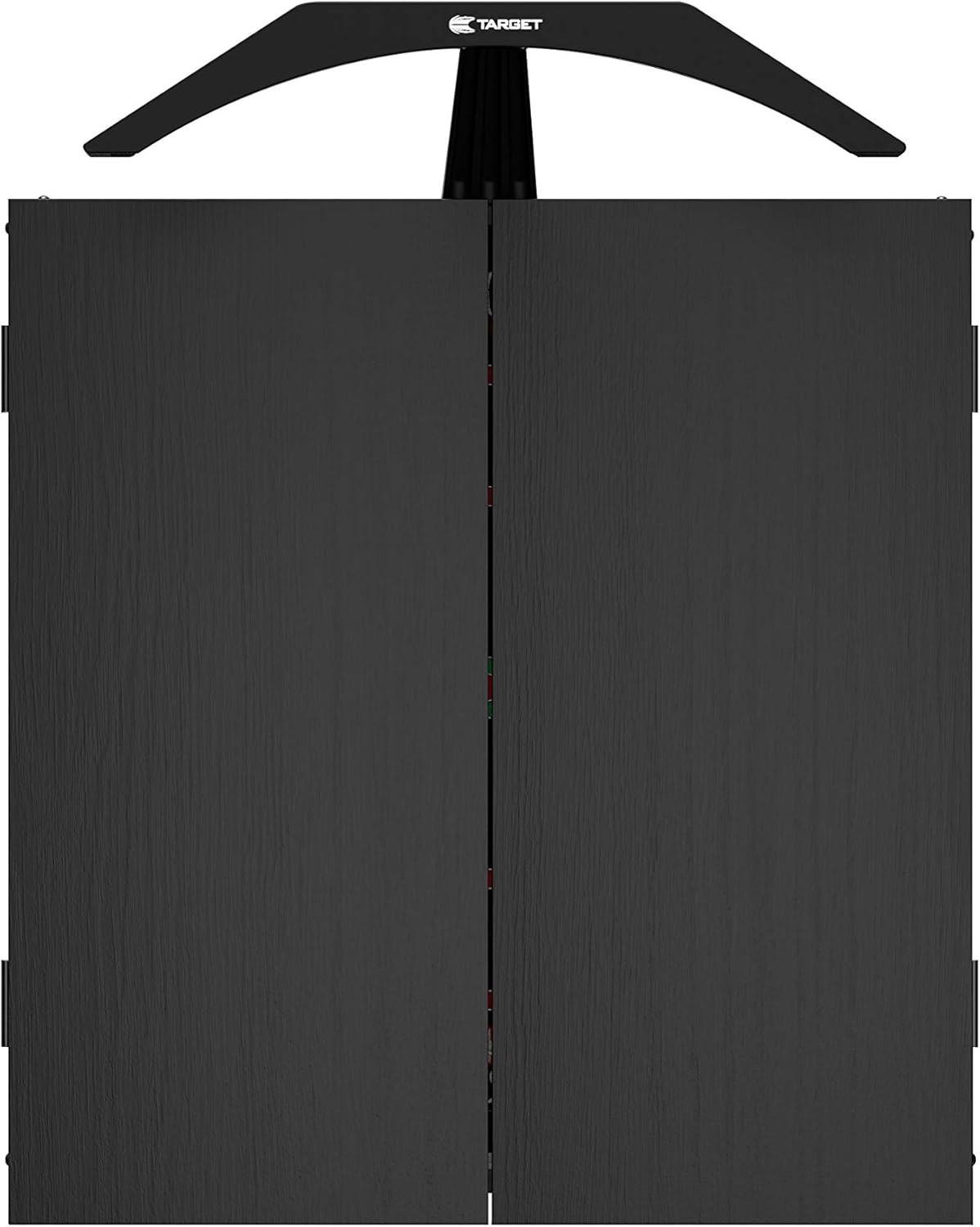Dart Board Cabinet Set LED Light Scoreboard 2 Darts Home Game