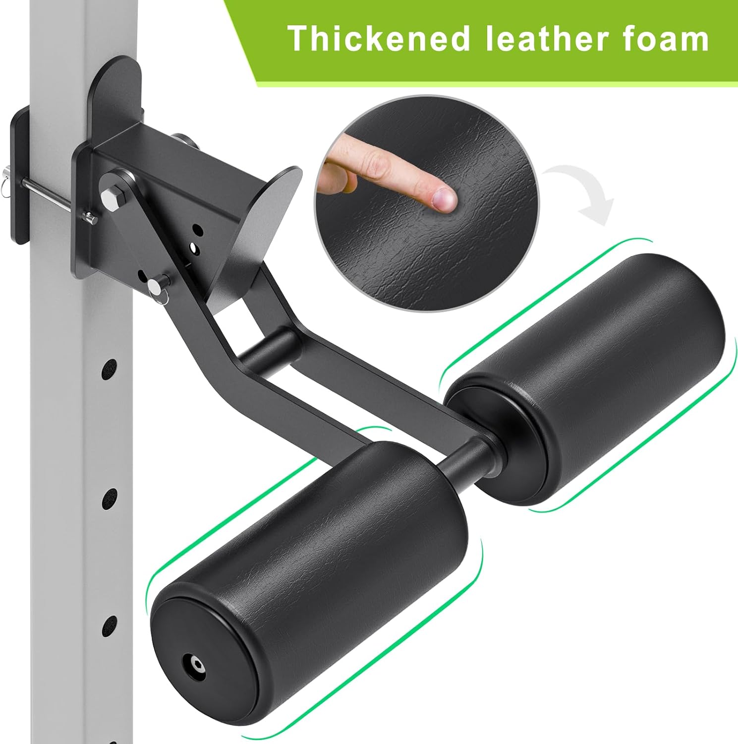 Nordic Hamstring Curl Rack Attachment Adjustable Leg Hold Down