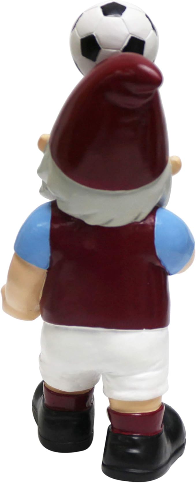 Soccer Fan Garden Gnome Football Header Ball Statue Decor 20cm