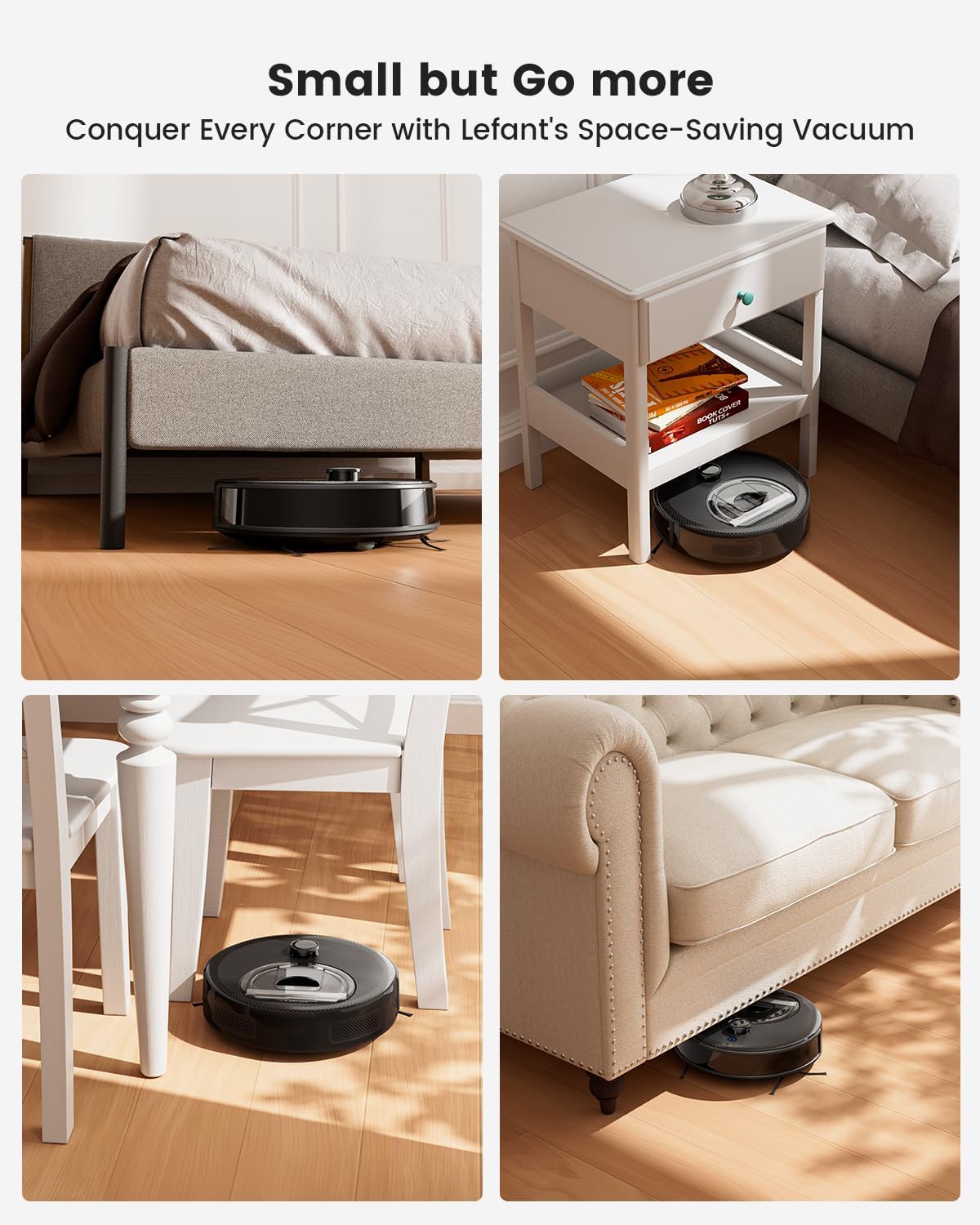 Robot Vacuum Mop 5000Pa LiDAR Smart Pet Hair Cleaner