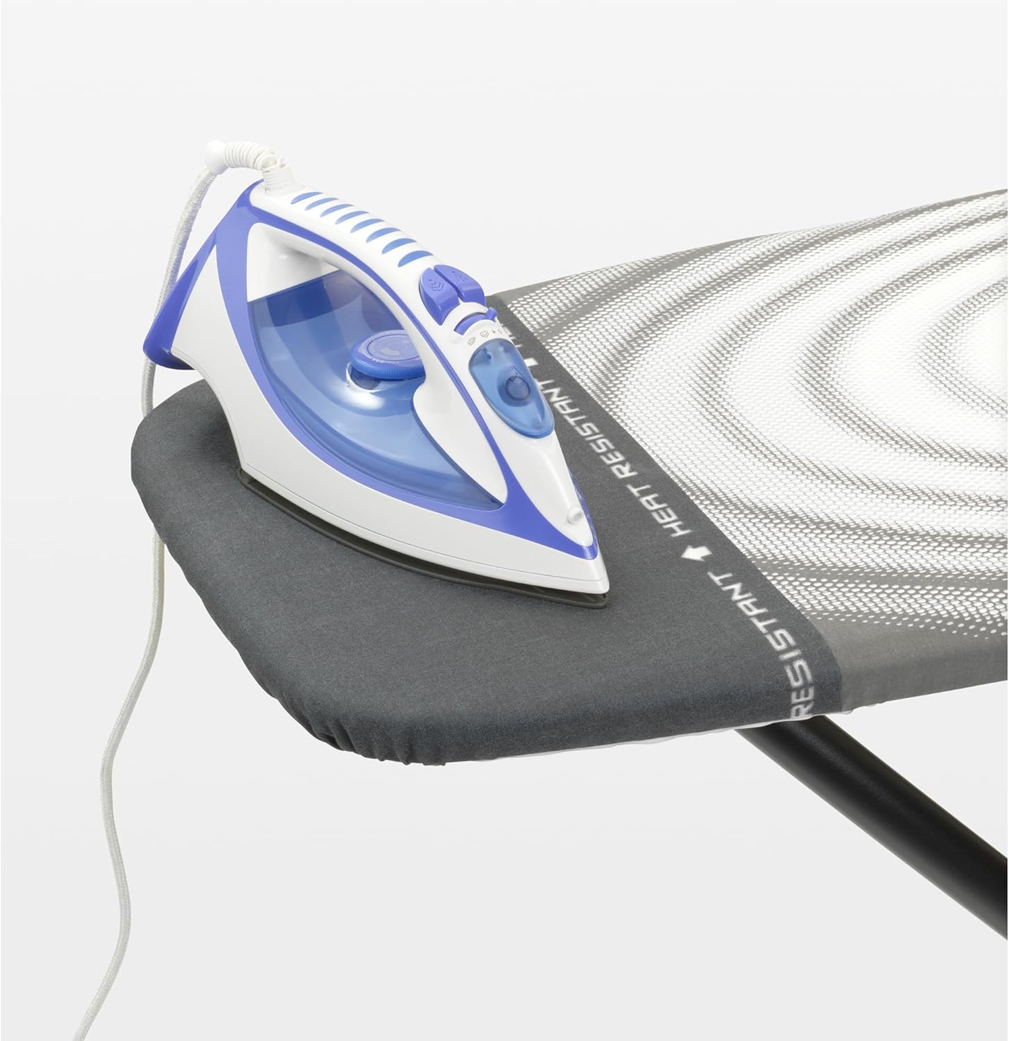 XL Ironing Board 135x45cm Adjustable Height Foldable Iron Rest