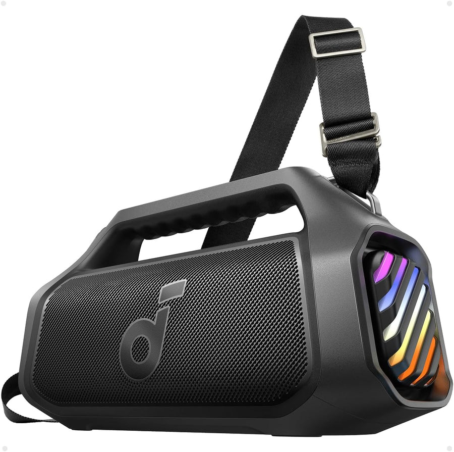 140W Portable Bluetooth Speaker Waterproof Bass RGB 20H