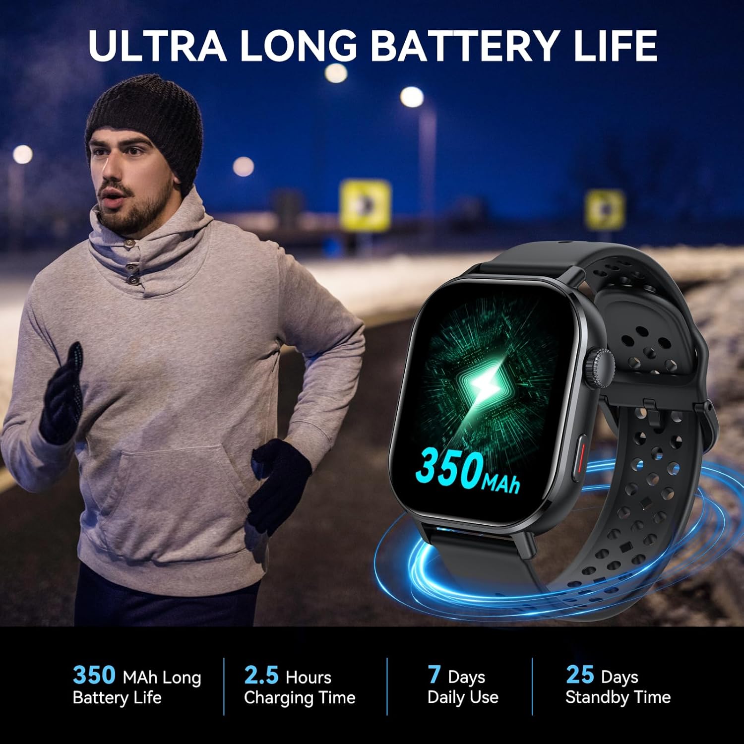 GPS AMOLED Smart Watch 178 Sports 5ATM Bluetooth Call