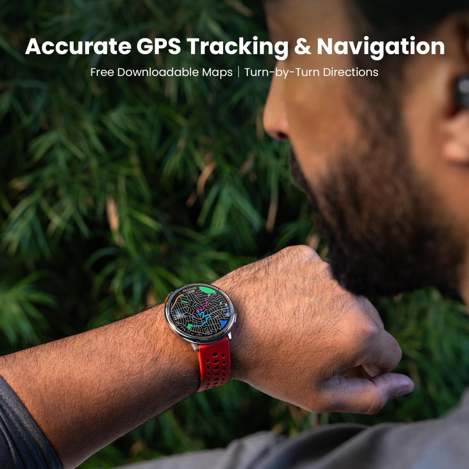 GPS Fitness Smart Watch 160 Sports 10 Day Battery