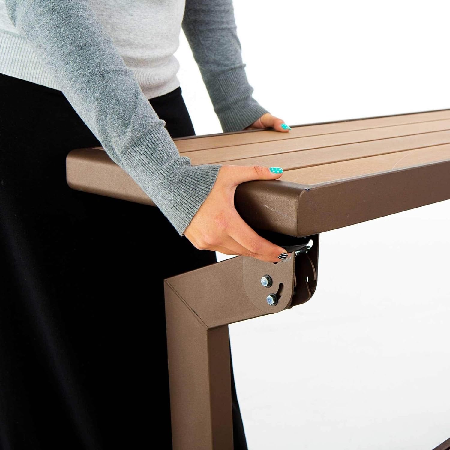 Convertible Garden Bench to Picnic Table Outdoor Seat 140cm