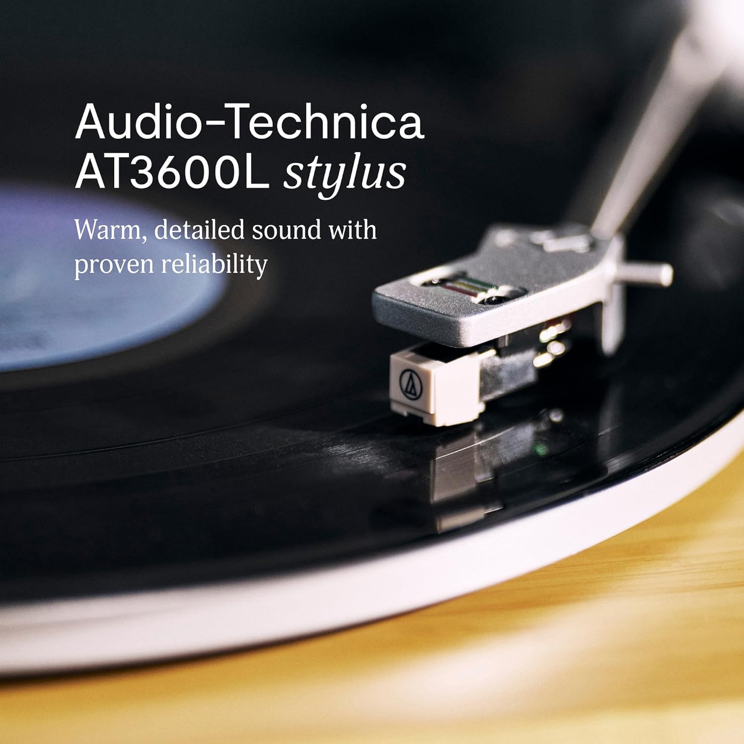 Bluetooth Bamboo Turntable 2 Speed Preamp Vinyl Player