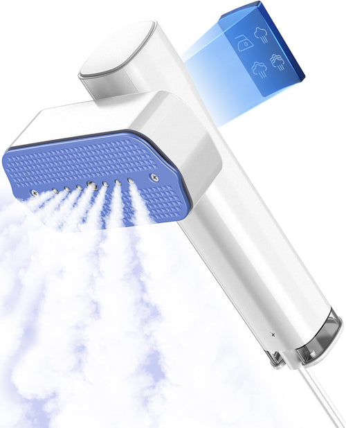 Handheld Garment Steamer 2in1 1100W Fast Heat Travel Iron