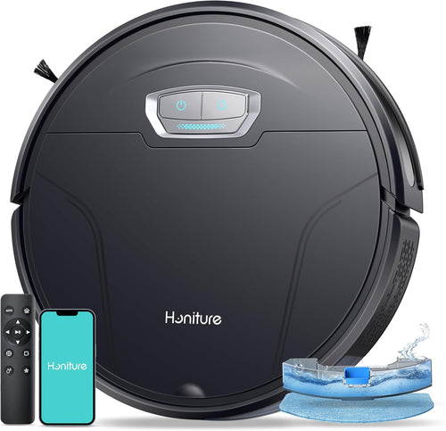 Robot Vacuum Mop 8000Pa Slim App Alexa Pet Hair Carpet