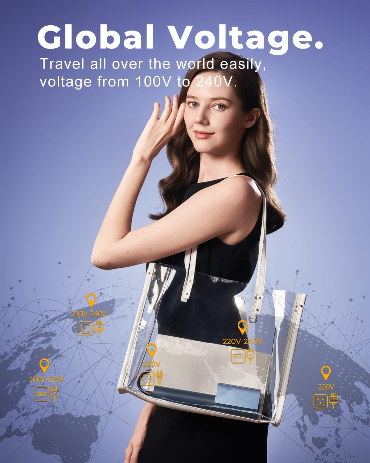 Portable Garment Steamer Global Voltage Fast Heat 15s Travel