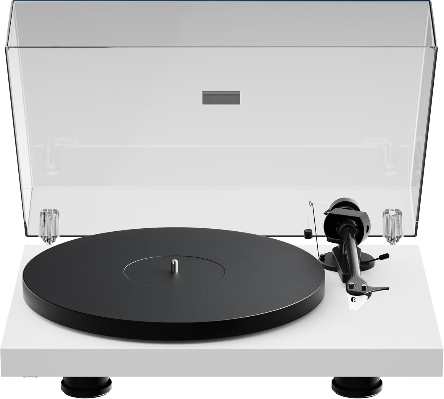 Audiophile Turntable Carbon Fiber Tonearm Satin White