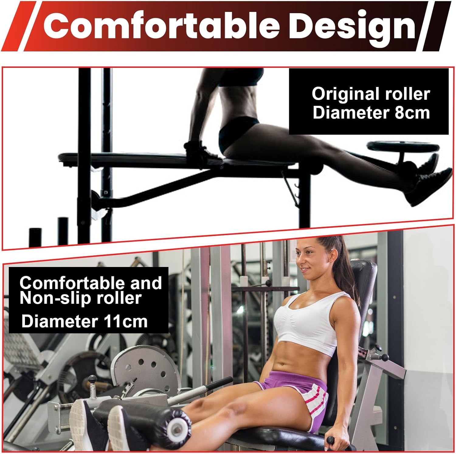 Leg Extension Curl Attachment Plate Loaded Rack Trainer