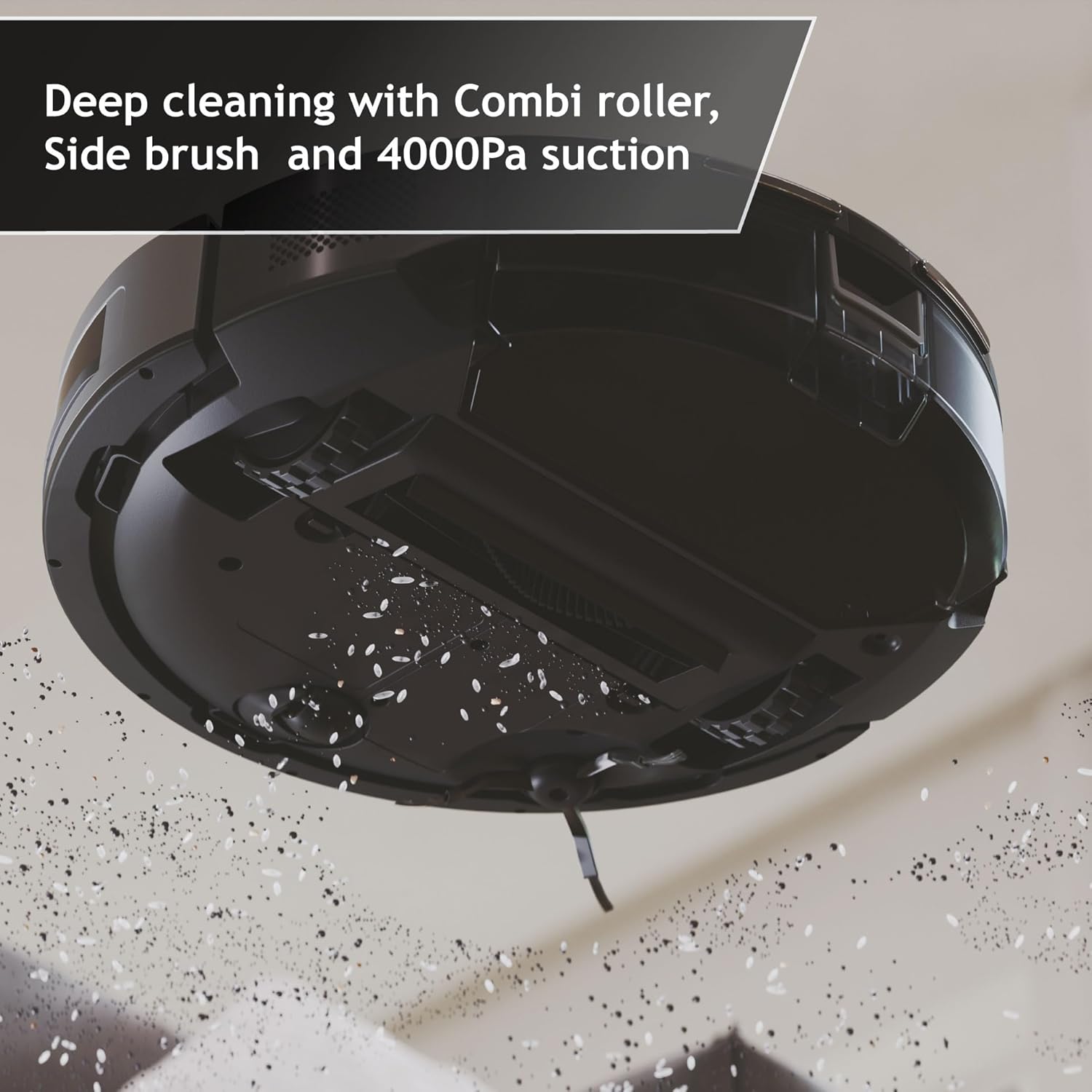 Robot Vacuum 4000Pa LiDAR Mapping WiFi App Auto Clean Smart