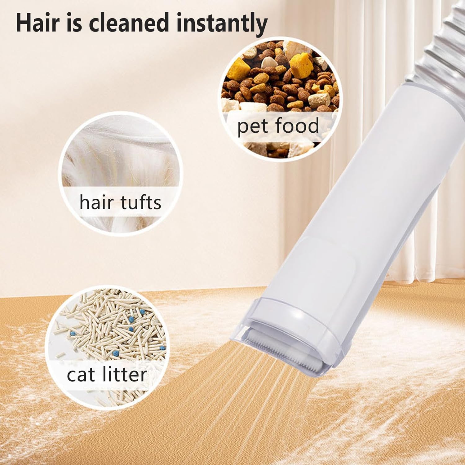 Dog Grooming Vacuum Kit 7 Tools 99 Hair Remover Set