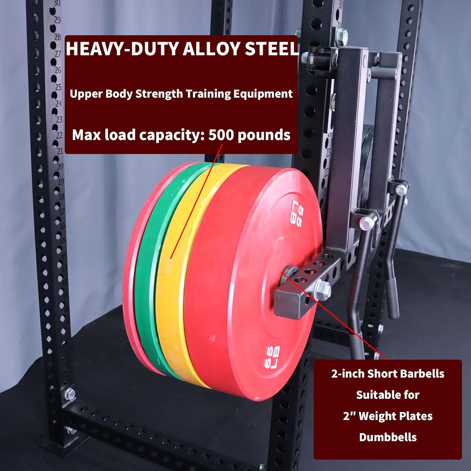 Power Rack Lateral Raise Attachment Shoulder Training Machine
