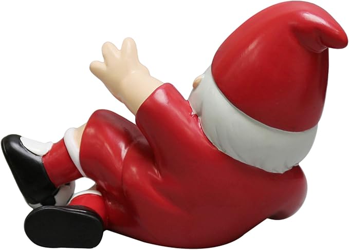 Football Gnome Garden Ornament Soccer Fan Decor Indoor Outdoor