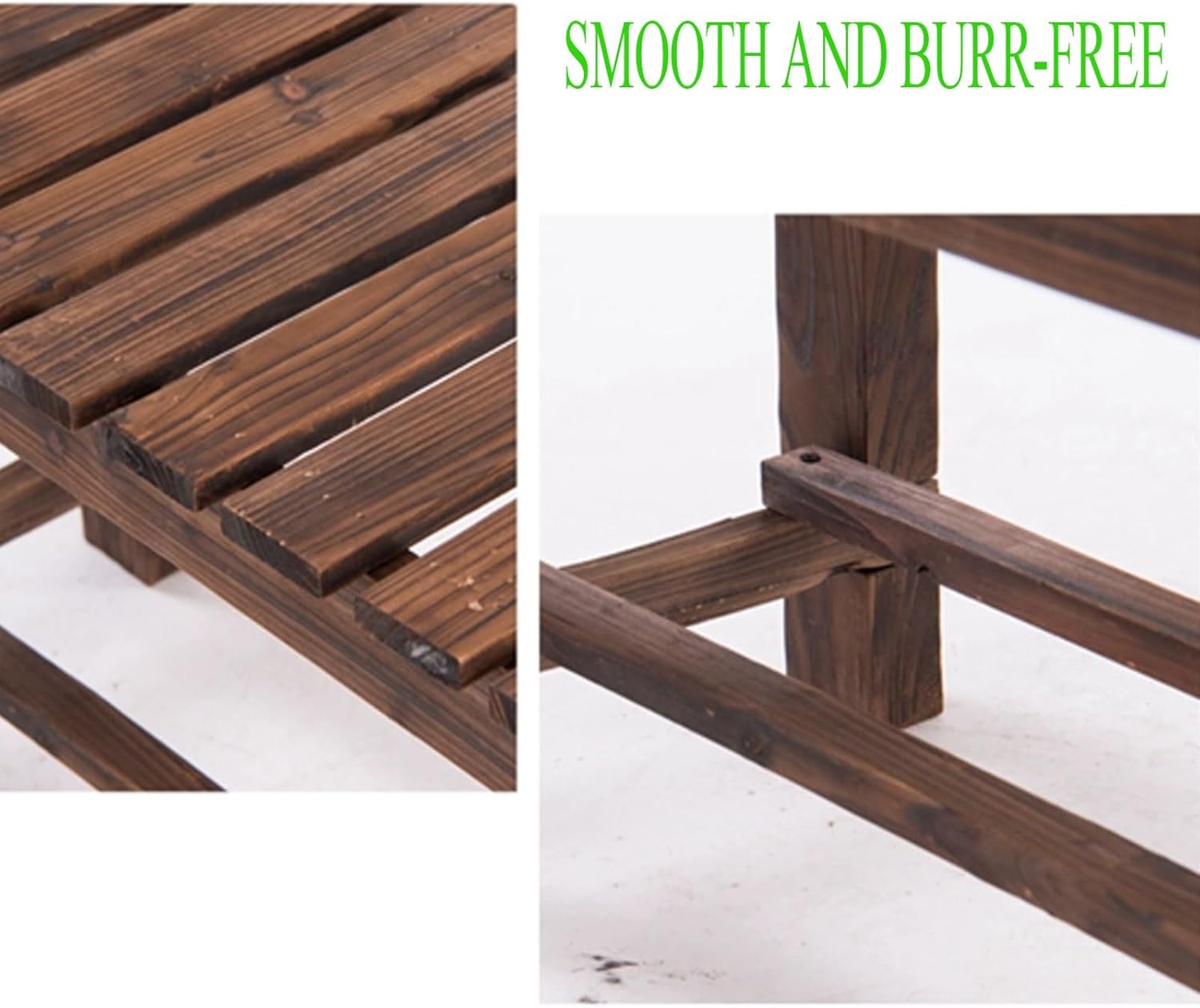 2 Seater Cedar Wood Garden Bench Patio Balcony Deck Outdoor Seat 90cm
