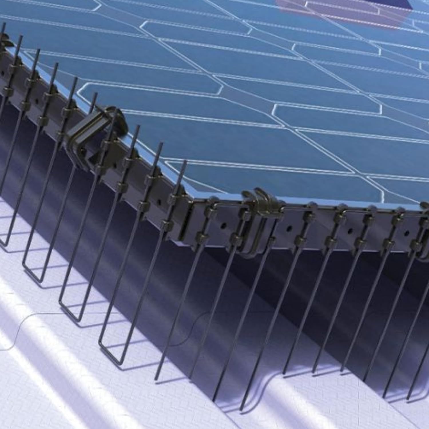10m Solar Panel Bird Proofing Kit Stainless Steel Bird Spikes