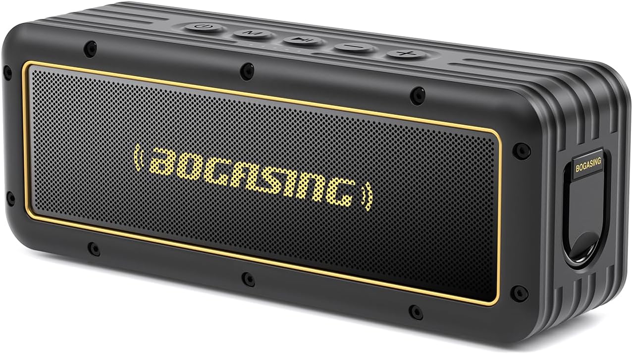 Portable Bluetooth Speaker 50W Deep Bass IPX7 Waterproof 24H Play