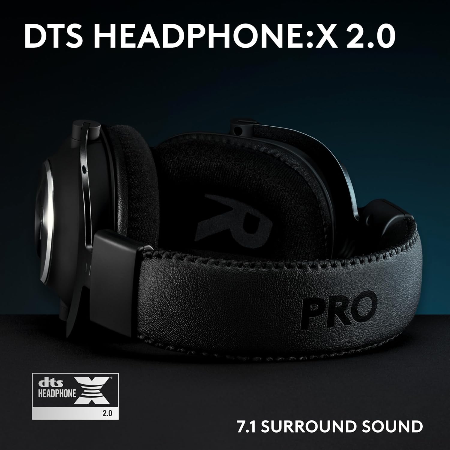 Wired Gaming Headset 7.1 Surround Sound Detachable Mic 50mm Drivers
