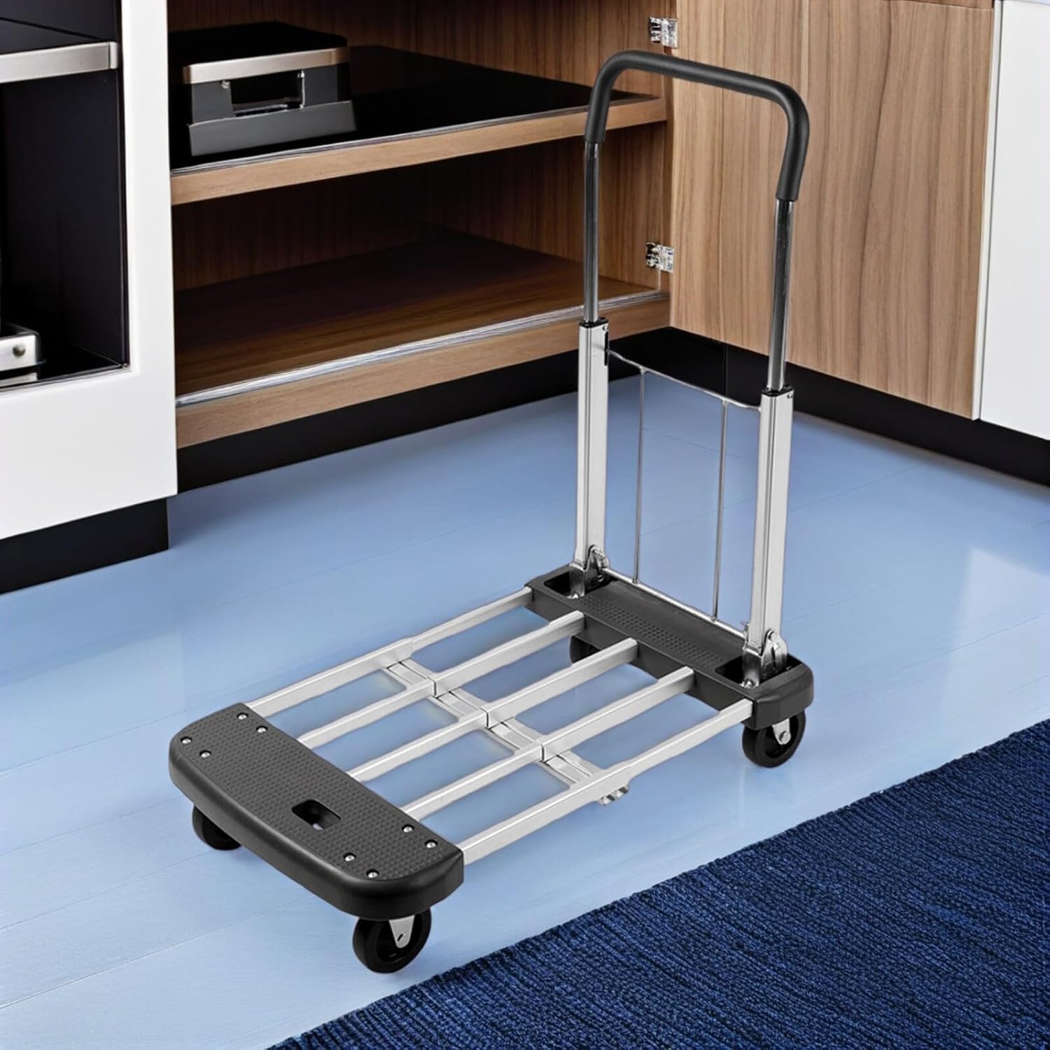 Folding Luggage Trolley Cart Portable Shopping Sack Truck