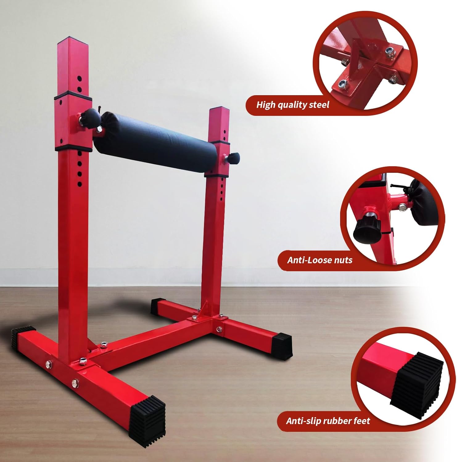 Adjustable Bulgarian Split Squat Bench Single Leg Training Stand